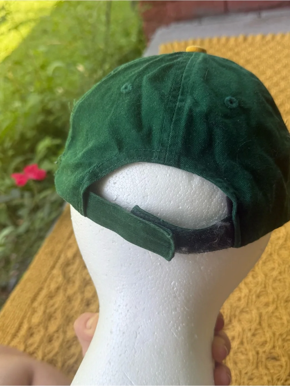 Oakland A's Athletics Baseball Cap Adjustable Green Yellow MLB Hat Youth Sports